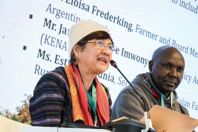 Ester Penunia, Asian Farmers' Association (AFA) and the World Rural Forum (WRF) - Food Day -28oct24-photo