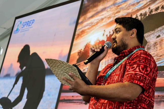 Everett Sioa, SPREP - Ocean Day -27oct24-photo