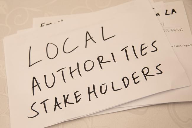 Stakeholder signs