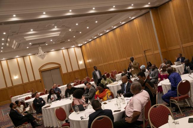 Kamal Kishore, Special Representative of the UN Secretary-General for DRR, and Head, UNDRR, holds a special round-table discussion with National DRR Focal Points