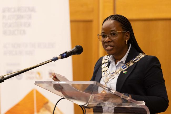 Queen Omagano Kamati, Mayor of Windhoek, Namibia