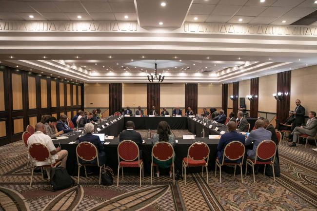 A special session is held with G20 member to discuss how to advance DRR within their global agenda