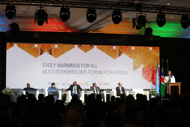 Delegates gather for the Early Warnings for All Multi-Stakeholder Forum for Africa 