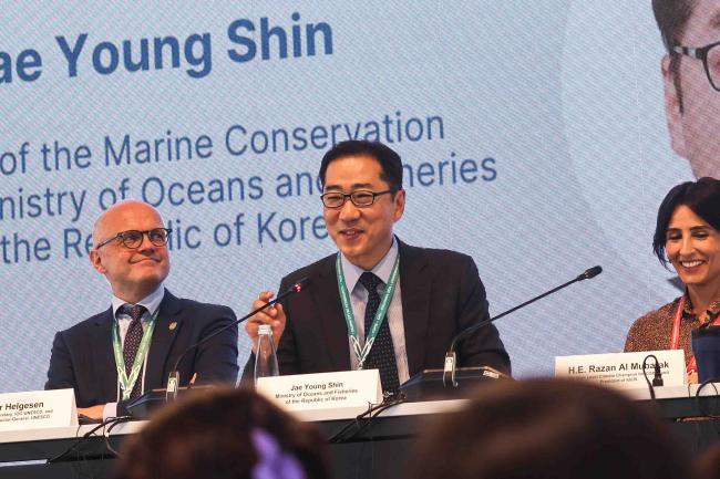 Jae Young Shin, Director of the Marine Conservation Division, Ministry of the Oceans and Fisheries, Republic of Korea Ocean Day -27oct24-photo
