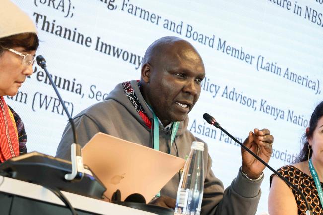 James Thianine Imwonyo, Kenya National Farmers' Federation (KENAFF) - Food Day -28oct24-photo