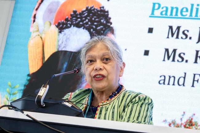 Joji Cariño, Forest Peoples Programme - Food Day -28oct24-photo