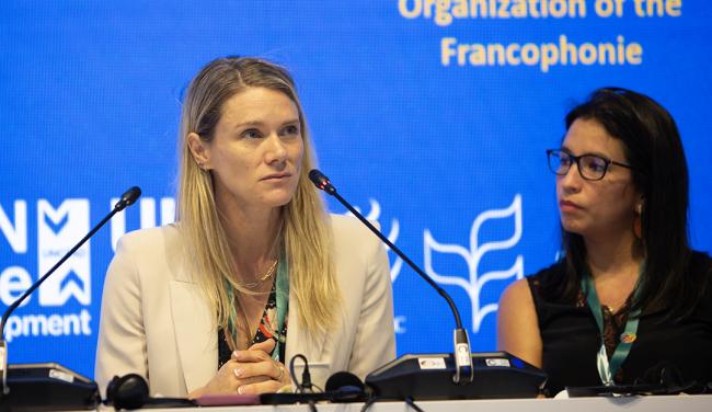 July McCarthy NatureFinance - Trade Day at COP16 - 26October2024