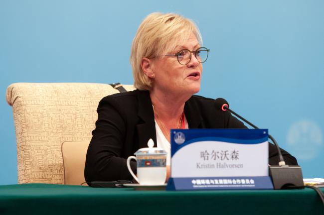 Kristin Halvorsen, CCICED Vice Chairperson and Director, CICERO Center for International Climate Research