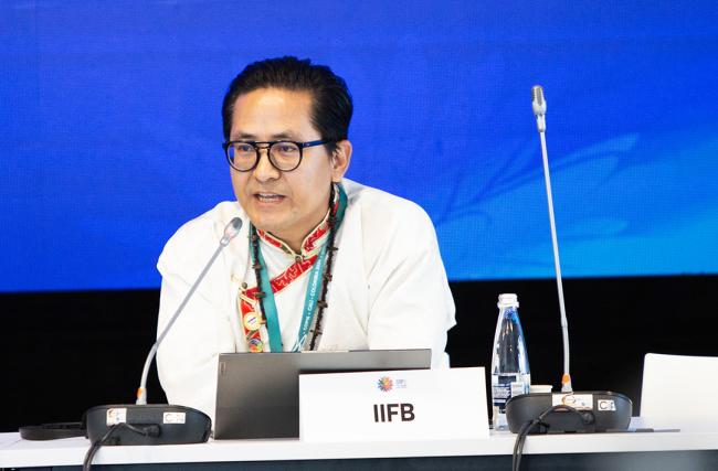 Lakpa Nuri Sherpa, Co-chair, International Indigenous Forum on Biodiversity (IIFB) - Urgent Action for Implementation - 29 Oct 2024