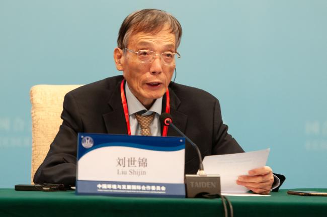 Liu Shijin, CCICED Chinese Chief Adviser and former Deputy President, Development Research Center of the State Council, China