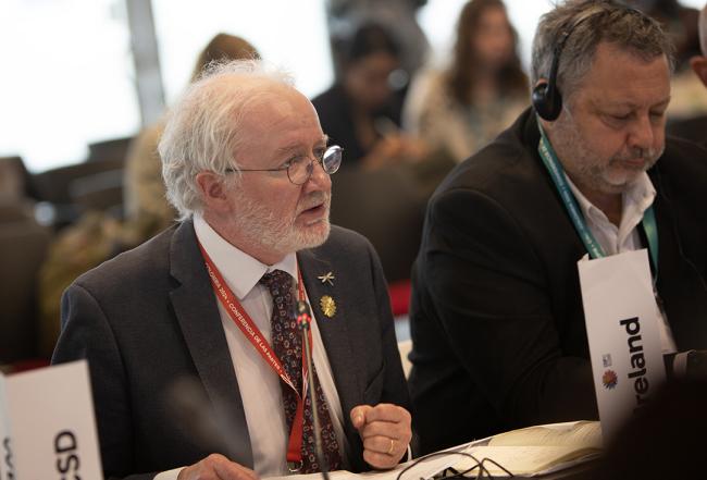 Malcolm Noonanm Minister of State with Responsibility for Nature, Heritage and Electoral Reform, Ireland- Synergies between biodiversity and climate change- 30 Oct 2024