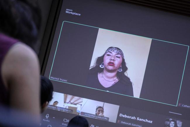 Marisol Andrea Trureo Catilao, Pueblo Mapuche, Chile - Humboldt-31oct24-photo