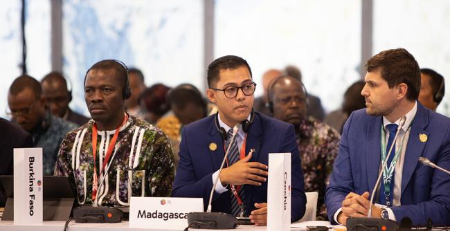 Max Andonirina Fontaine, Minister of Environment and Sustainable Development, Madagascar - Synergies between biodiversity and climate change- 30 Oct 2024