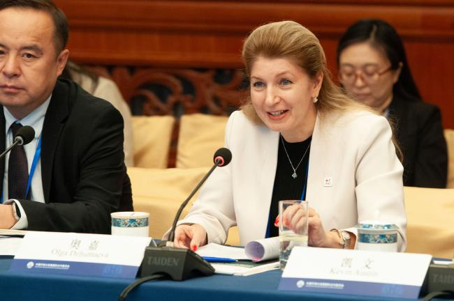 Olga Dzhumaeva, Head of the East Asia Delegation of the International Federation of Red Cross and Red Crescent Societies (IFRC)IFRC