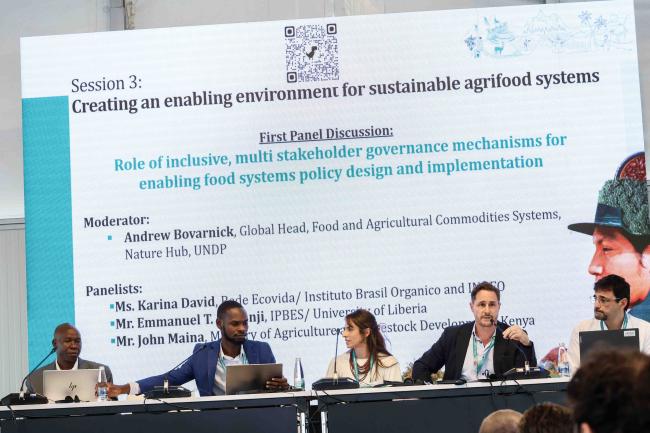 Panel on Inclusive, multi stakehodlers governance mechanisms - Food Day -28oct24-photo