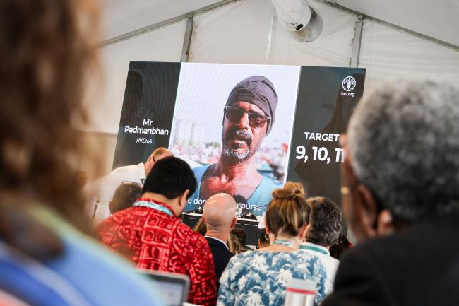 Participants watched a film illustrating the important relationship betwee People and the ocean. - Ocean Day -27oct24-photo