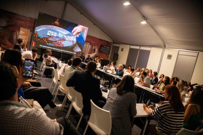 Participants watched a film the Hrogota Platform - Brogota -24oct24-photo