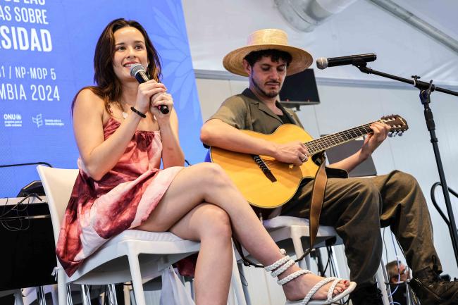 Performance by local musical group Monsieur Perine - Ocean Day -27oct24-photo