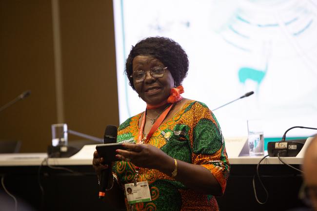 Sithembiso G. G. Nyoni Minister of Environment, Climate and Wildlife Zimbabwe - Ministerial Lunch - 30Oct
