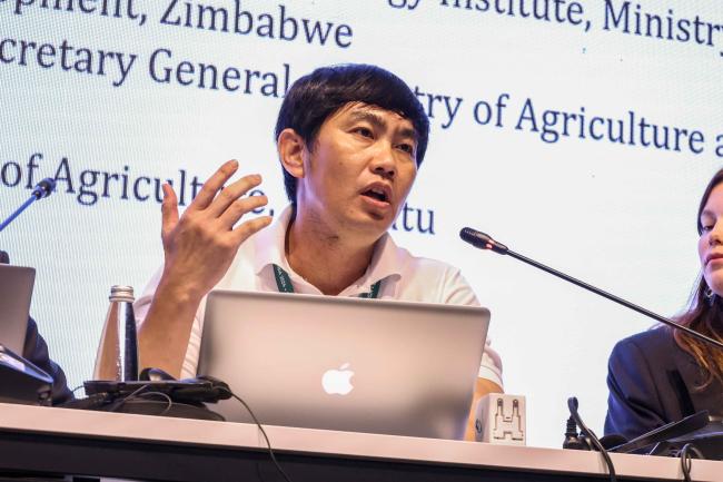 Soukvilay Vilavong, Deputy Director, Enviromental Policy Division, Department of Environment, Ministry of Natural esources and Environment, Lao People's Democratic Republic - Food Day -28oct24-photo