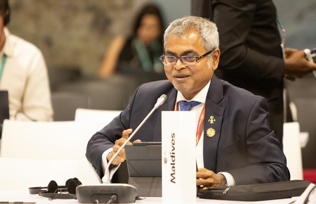 Thoriq Ibrahim, Minister of Climate Change, Environment and Energy, Maldives - Financial System Reform - 29 Oct 2024