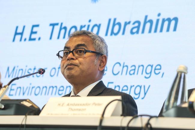 Thoriq Ibrahim, Minister of Climate Change, Environment and Energy, Maldives - Ocean Day -27oct24-photo