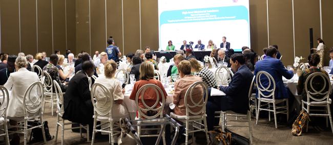 View of the room 1 - Ministerial Lunch - 30Oct