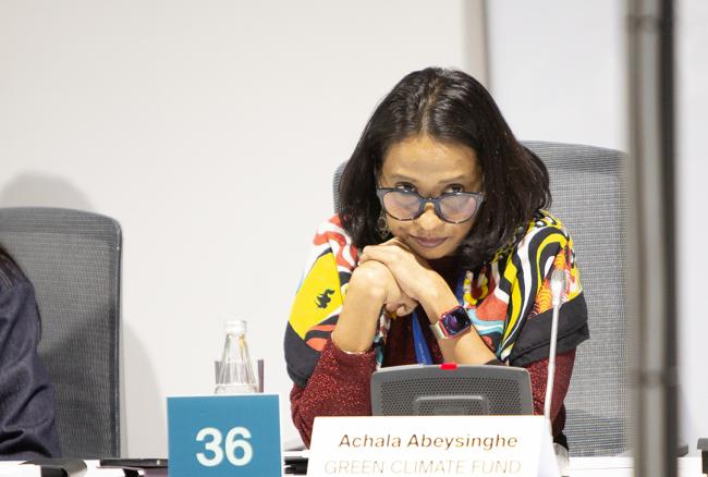 Achala Abeysinghe, Director of Investment Services⁠⁠, Green Climate Fund - Formulating and Implementing NAPS -19Nov2024