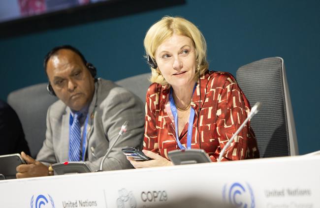 Loretta Hieber-Girardet, Director of the Risk Knowledge Branch, UNDRR - Accelerating Climate Action and Finance - 15 Nov2024