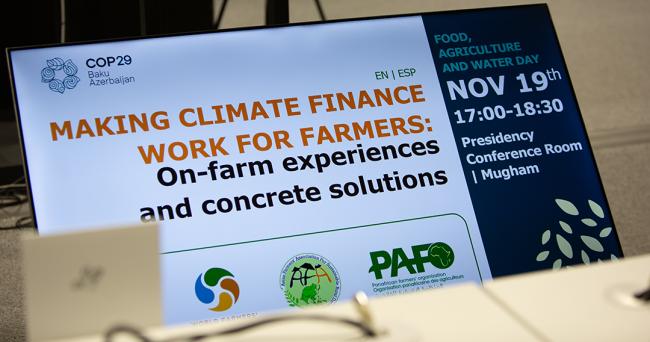 1 Making Climate Finance Work for Farmers - Climate Finance Work for Farmers - 19Nov 2024