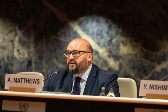 Adam Matthew, Chrief Responsible Investment Officer, Church of England Prension Board and Chair, Global Investor Commission on Mining 2030
