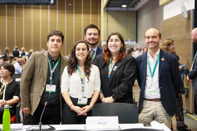 The Chilean delegation