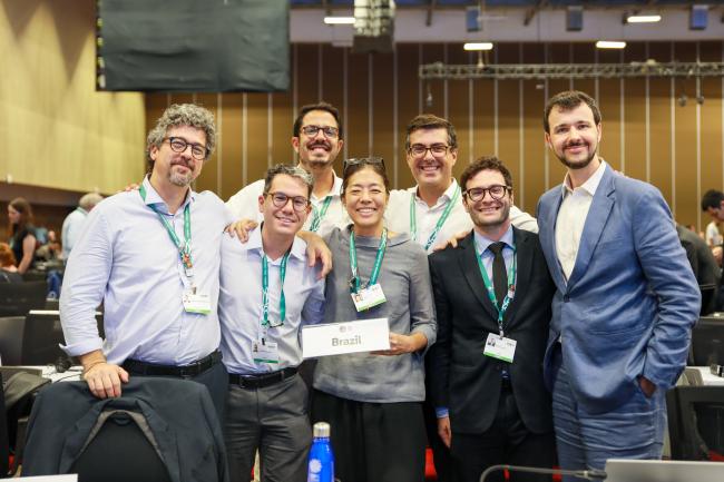 The Brazilian delegation