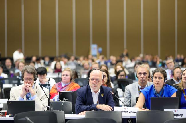 From L-R: Sigurdur Thrainsson, Iceland; Hugo-Maria Schally, EU; and Ditta Greguss, EU