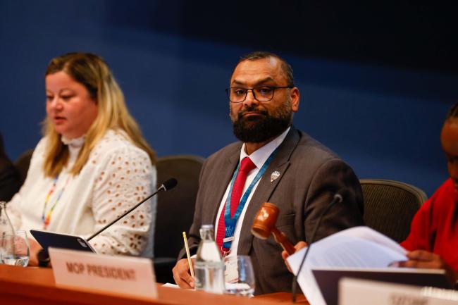 COP13 President Yaqoub Almatouq, Kuwait_montreal-protocal-ozone-mop36_1Nov2024_photo.jpg