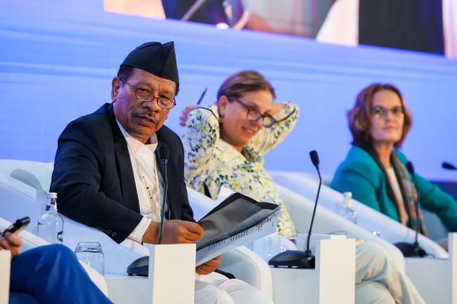Prakash Man Singh, Deputy Prime Minister and Minister for Urban Development, Nepal 