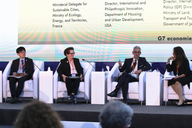 View of the panel G7