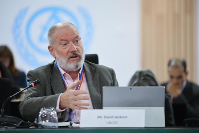 David Jackson, Director on Local Development, UN Capital Development Fund (UNCDF)