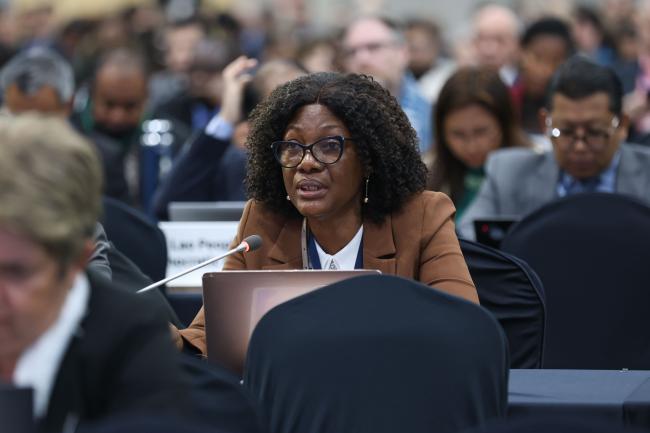Lydia Essuah, Ghana, on behalf of the African Group