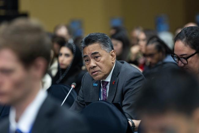 Fatumanava-O-Upolu Luteru, Samoa, on behalf of the Alliance of Small Island States (AOSIS)