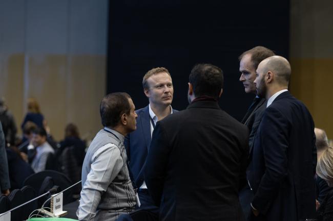 Delegates from Iran and Russia consult