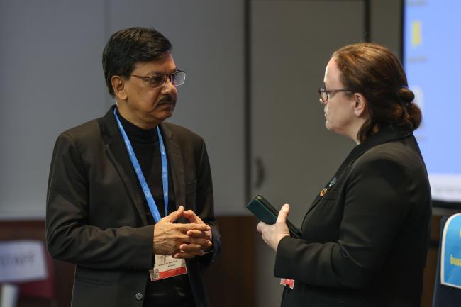 Shahriar Hossain, Bangladesh, speaks with Kate Lynch, Australia