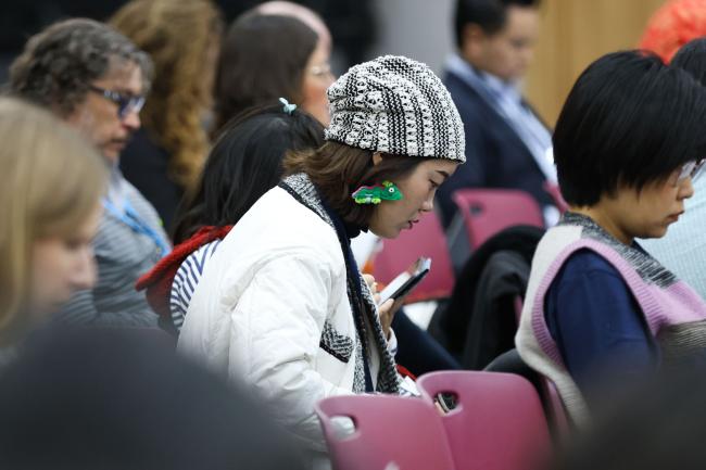 Delegate during the session