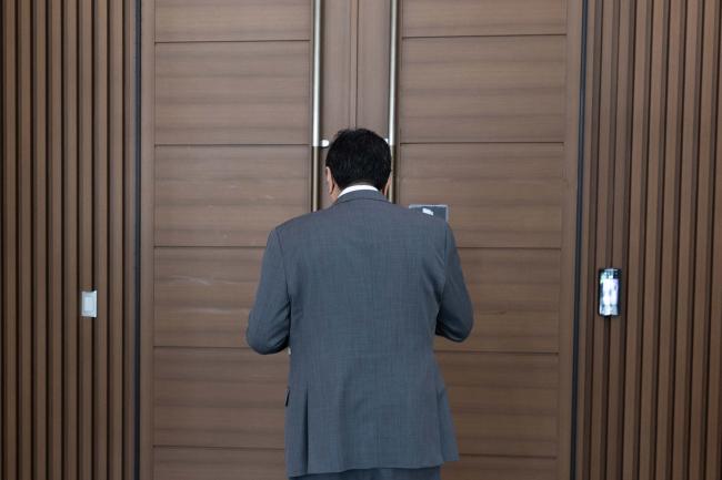 Consultations continue behind closed doors throughout the day