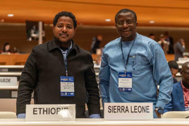 Eyob Bekele Juhar, Ethiopia and Umura Koroma, Sierra Leone - IGF_AGM_20Nov2024-photo
