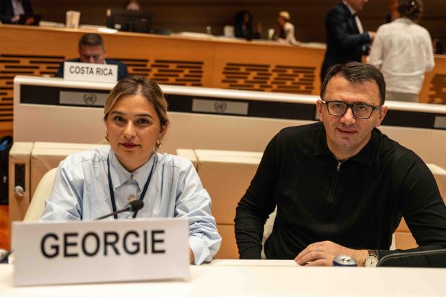 Galina Bitsadze and Irakli Gelashvili, Georgia - IGF_AGM_20Nov2024-photo