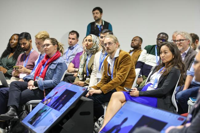 Participants during the event