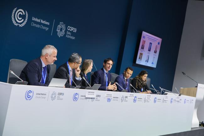 View of the dais 
