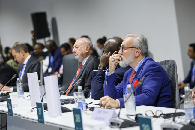 Participants during the session
