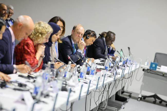 Participants during the session  